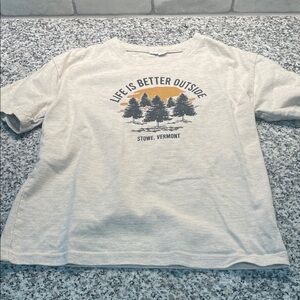 Graphic Tee with Outdoor Print